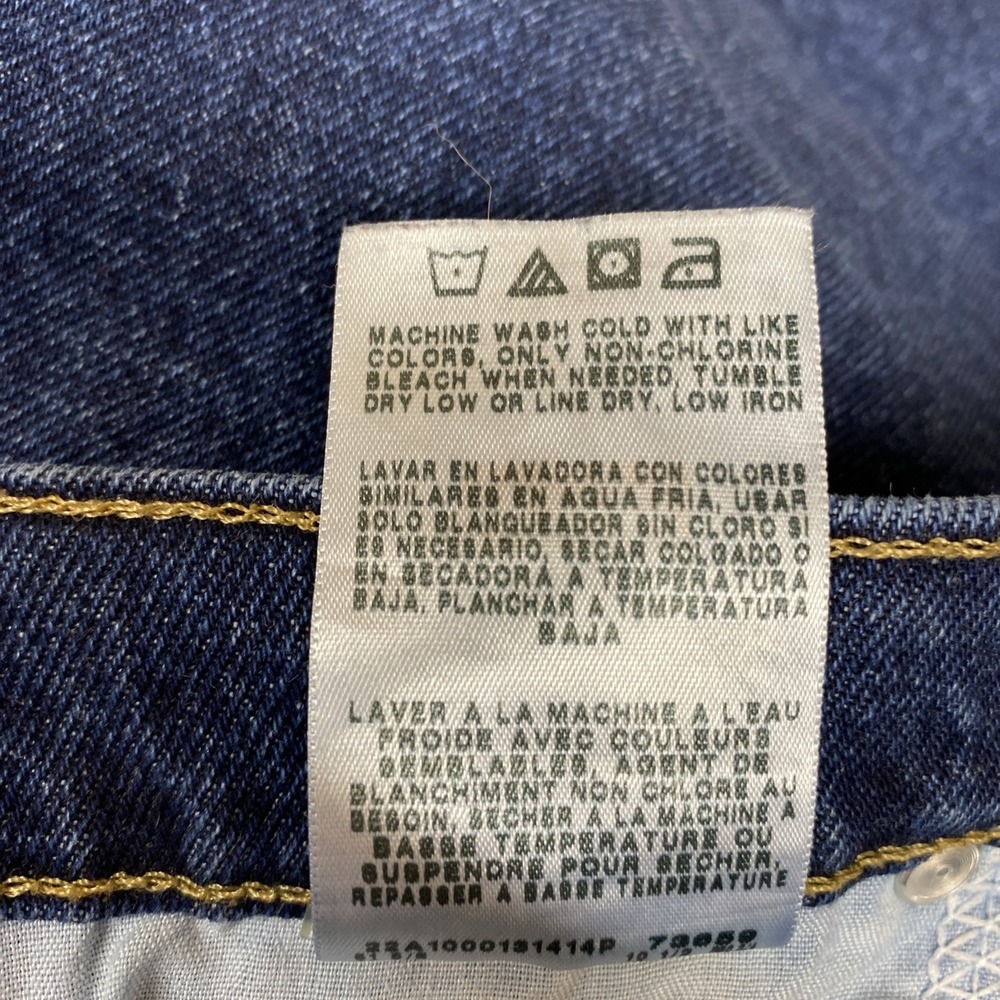 Wrangler Jean Shorts Men 46x9.5"Blue Denim Medium Wash Western Jorts Stretch - Picture 7 of 10
